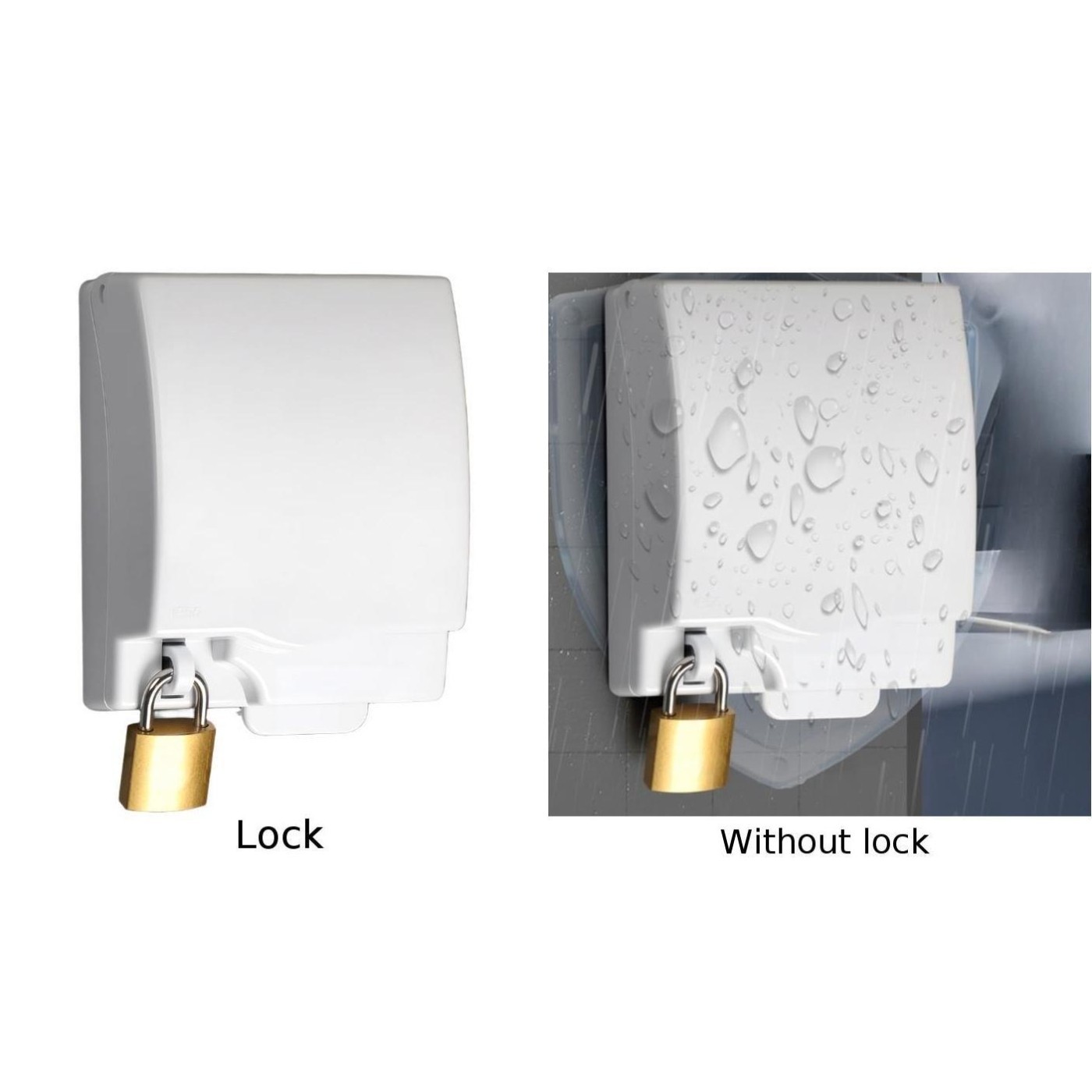 Lockable Waterproof Box Harsh Environment Ready Clear Visibility Cover