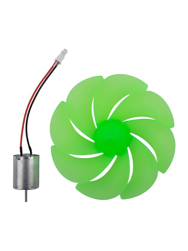 Interactive Wind Turbine Model with LED to Demonstrate Wind Energy Concepts