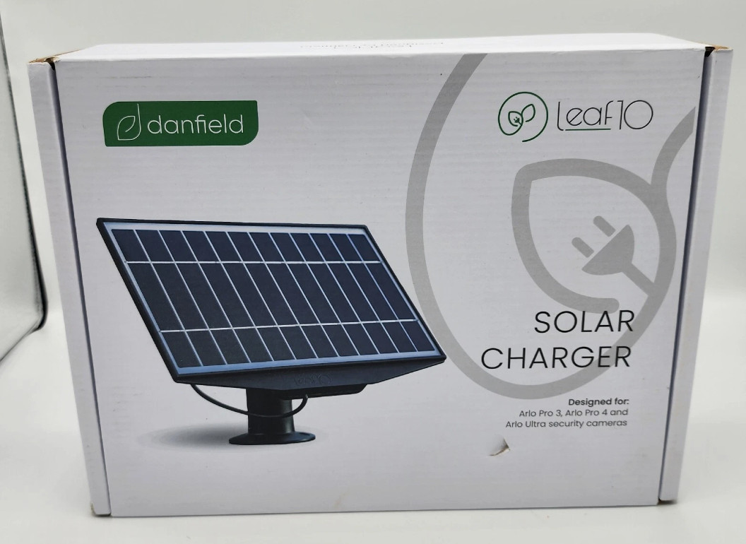 Solar Panel Charger for Arlo Pro 3, Pro 4 & Ultra Cameras – Leaf 10 5W
