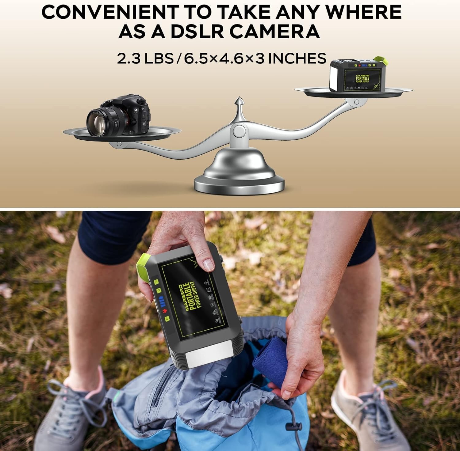 Portable 88Wh Solar Generator with Fast Charging & Advanced Safety Features