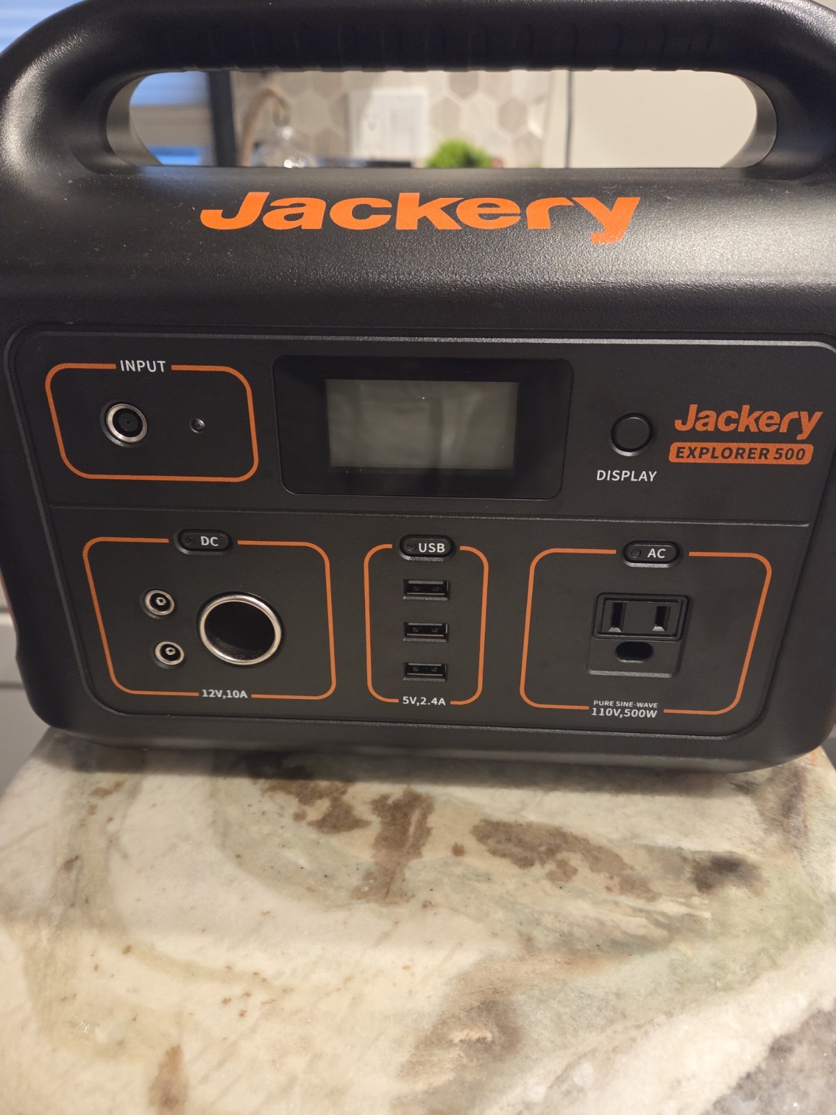 Jackery Portable Power Station Explorer 500 Outdoor Solar Generator Battery Pack