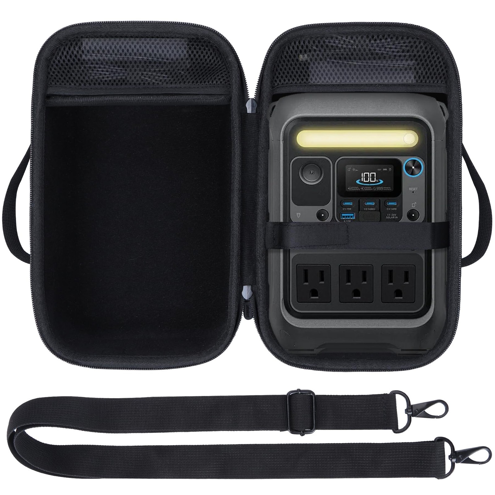 Lebakort Hard Case Compatible with Anker SOLIX C300 Portable Power Station Ou…