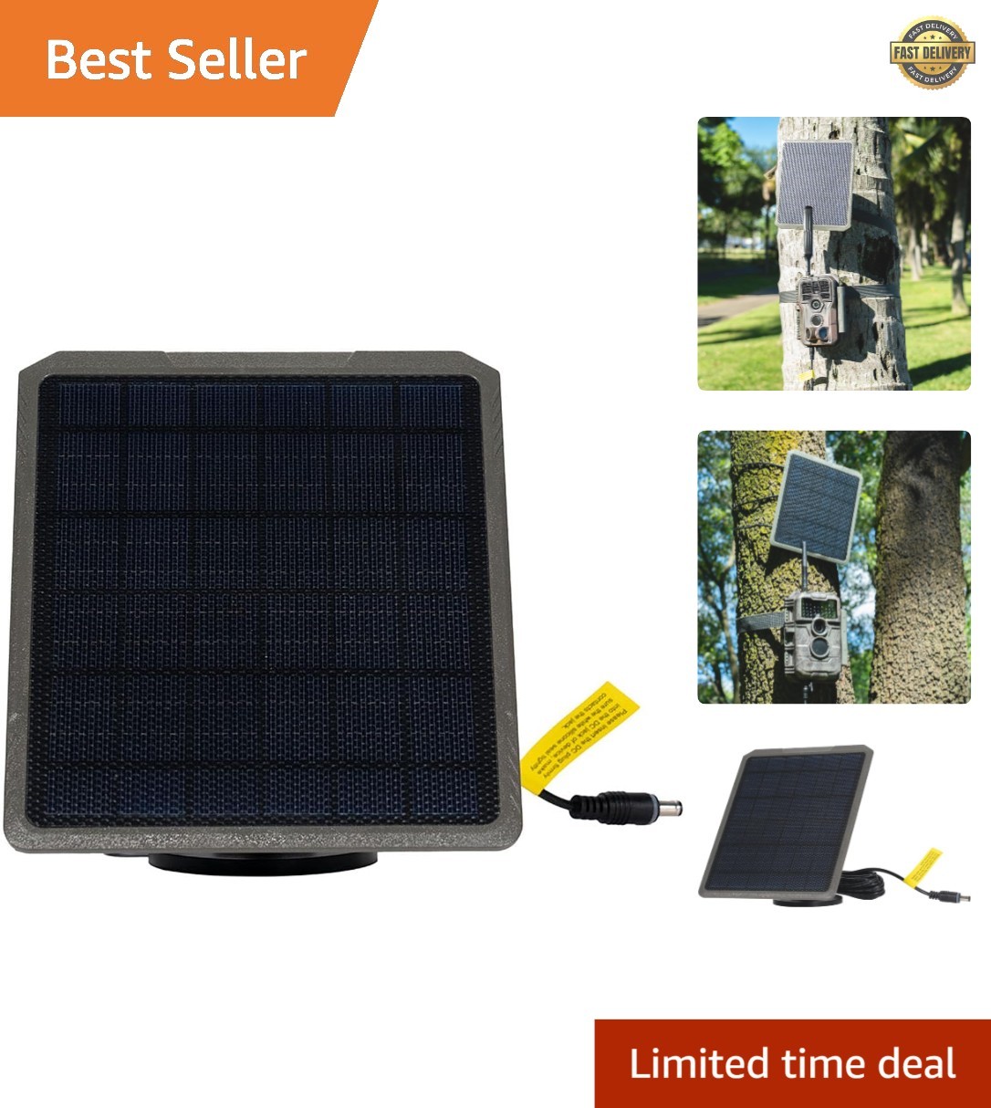 SP300 3.5W Solar Panel for Trail Cameras, Compatible with E6 2.0 Pro, E8 2.0 …