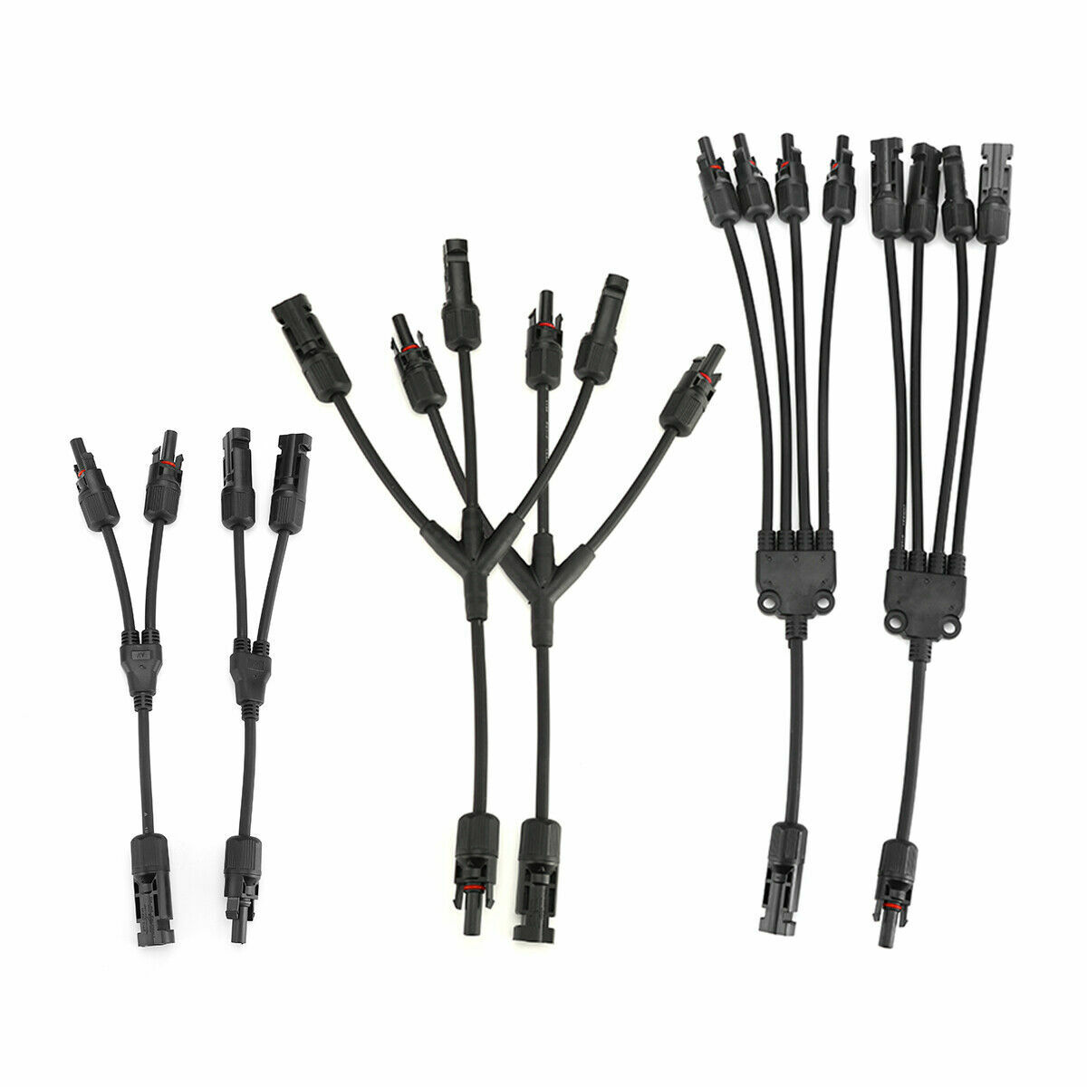 Solar Panel Y Branch Cable Connection Waterproof Adapter Connector Extension