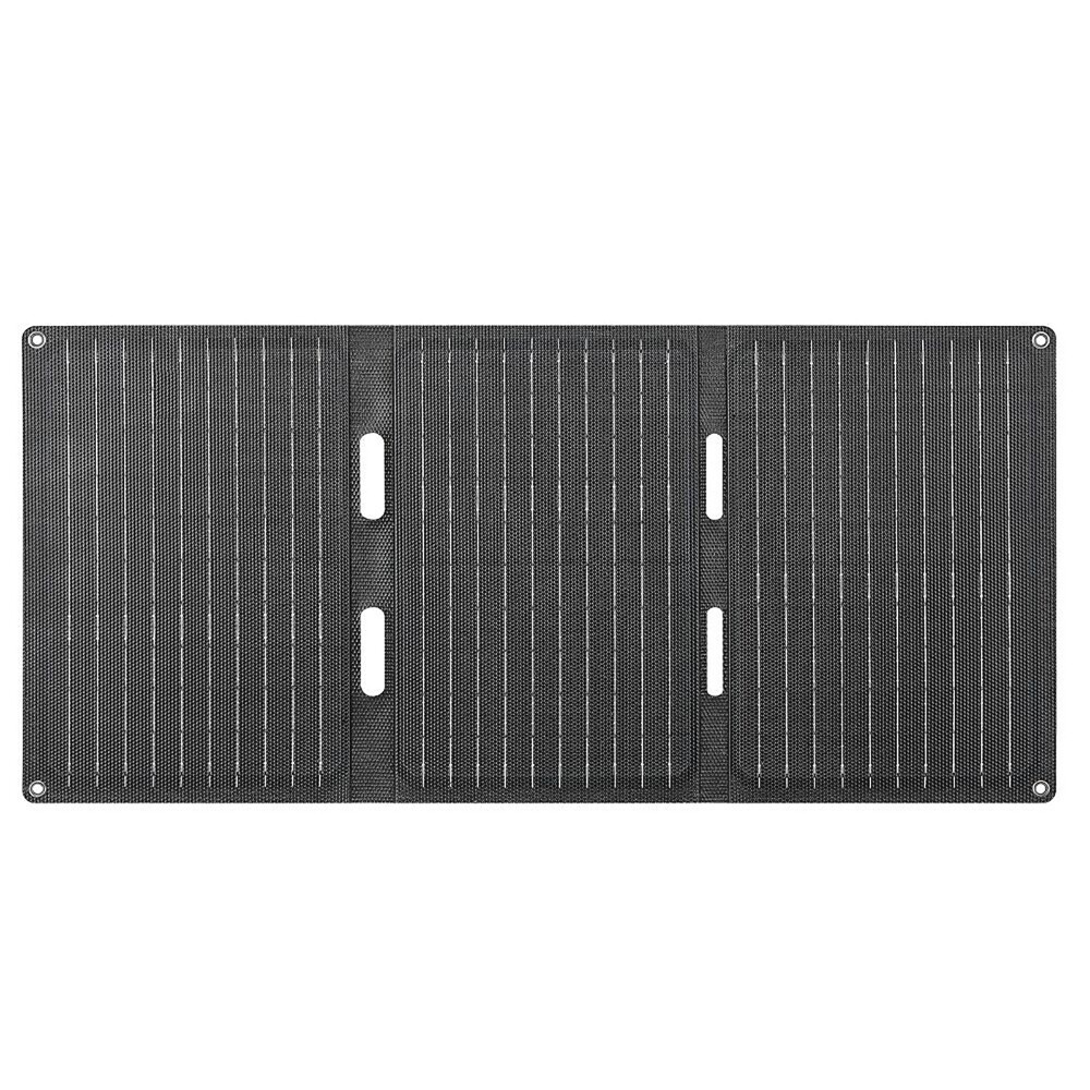 30W ETFE Solar Panel 3 Foldable Mono Solar Mat 12V Type-C/USB/DC Ports Charger