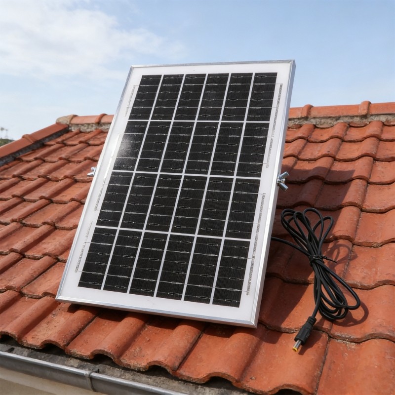Renewable Energy Solar Panel 12V 12W IP66 for Outdoor Applications Green Living