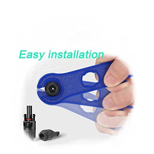“1 to 6 Solar Y Branch Parallel Connector Cable, 10AWG 45A Waterproof IP68, 30CM