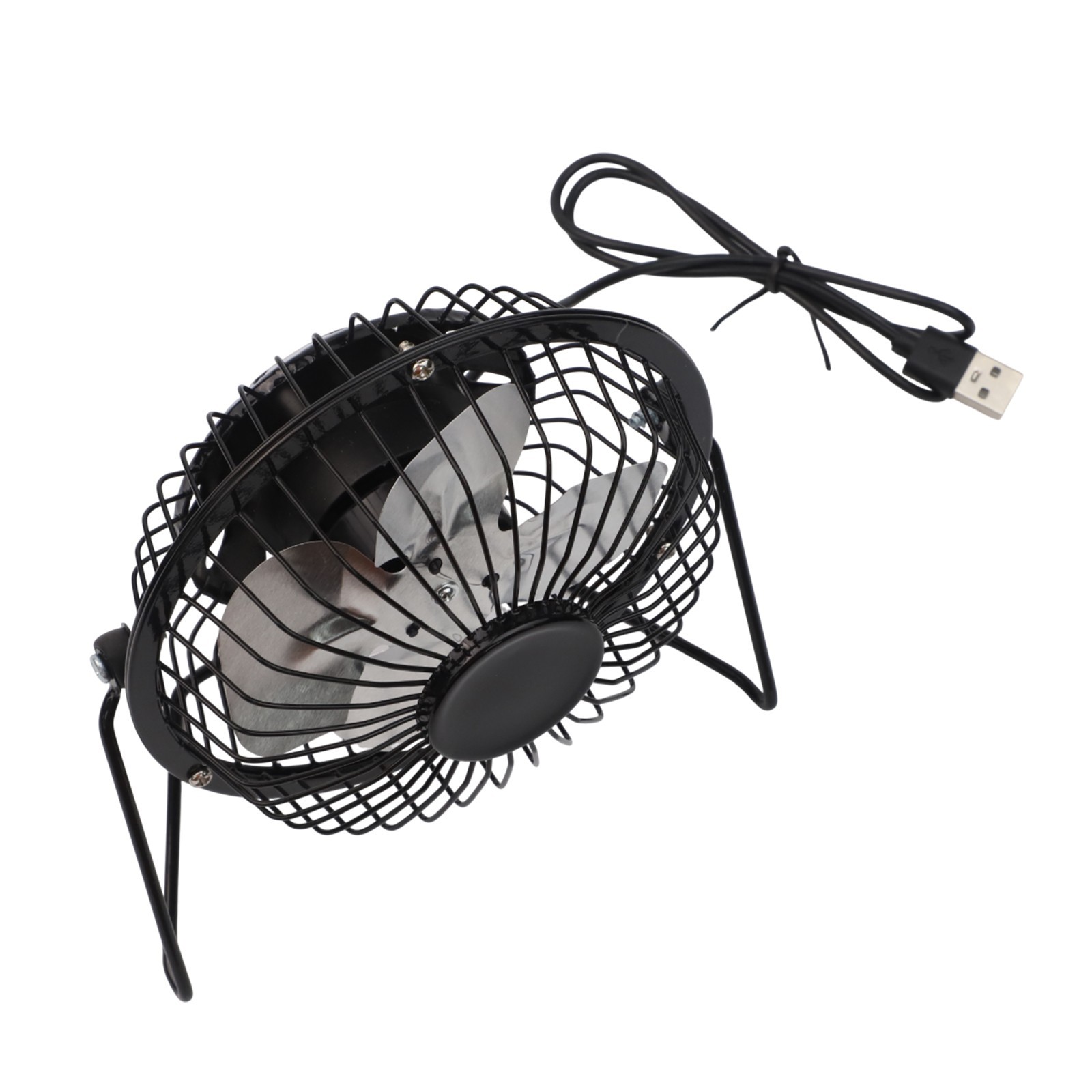 Indoor Air Circulation Portable Exhaust Fan 4 Inch Fan 2.5W Solar Power