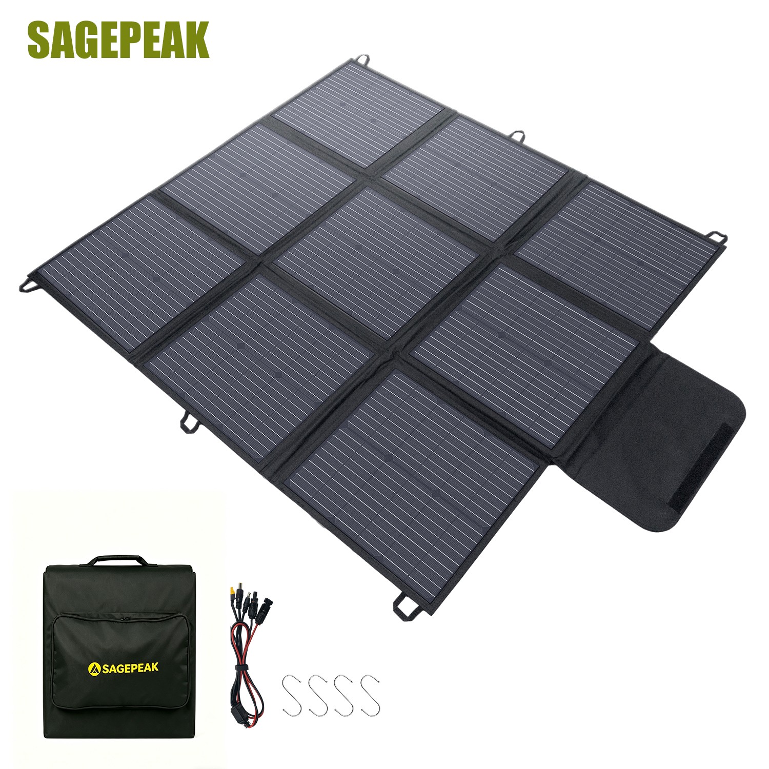 Solar Panel 120W/200W/300W/400W/500W Portable Off Grid Emergency Home RV Van