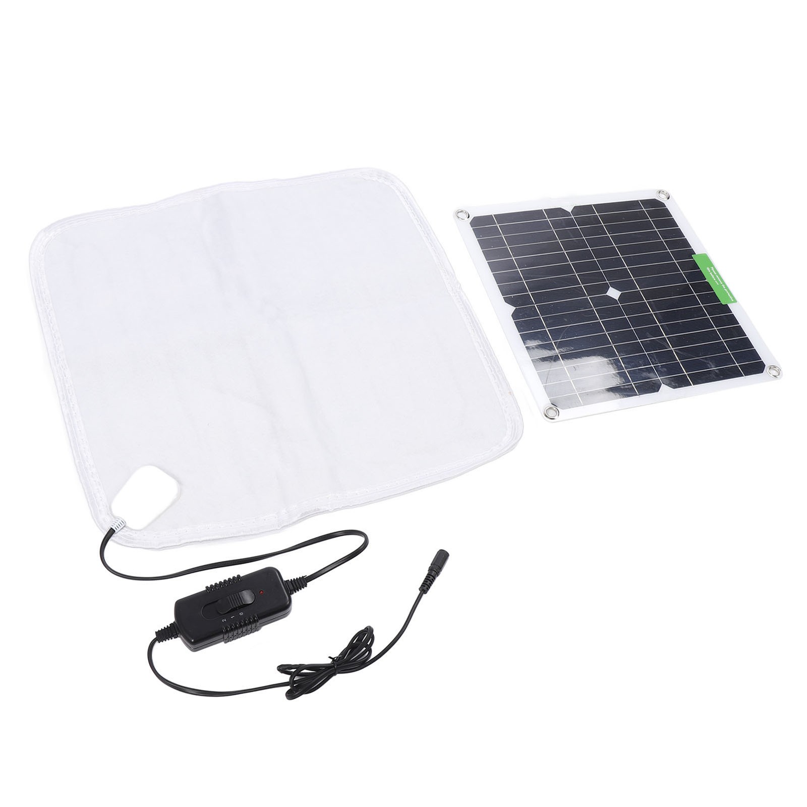 ­Solar Panel Heating Blanket 12V 50W Rapid Uniform Heating Soft Pet Heating Pad