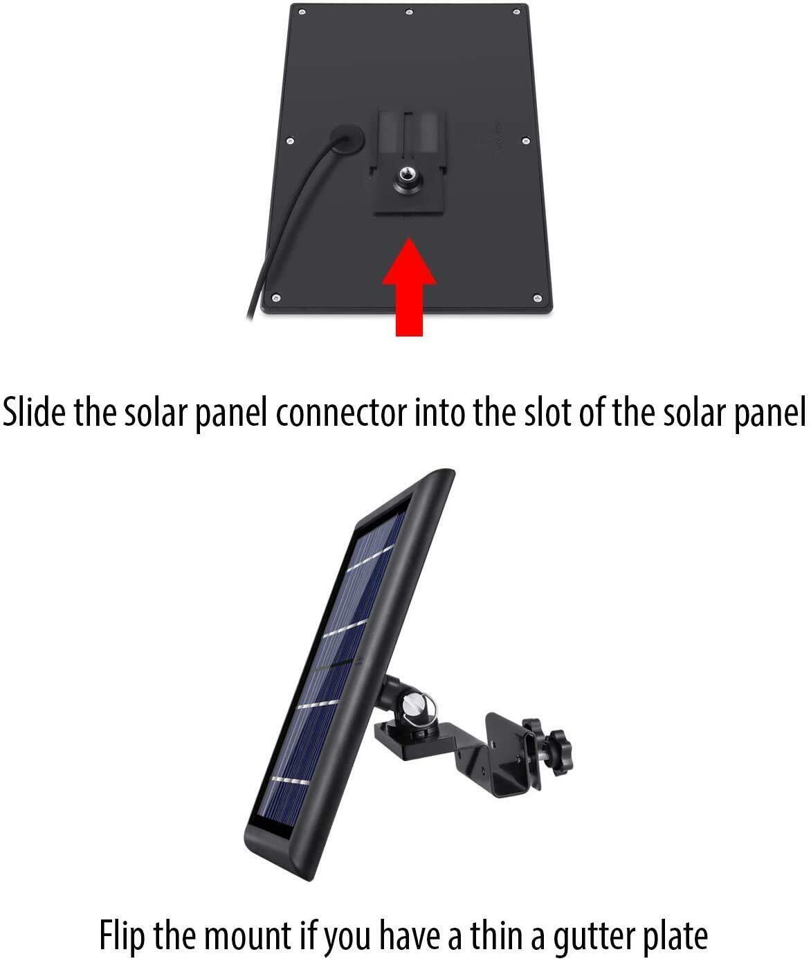Wasserstein Gutter Mount (2 Pack, Black)