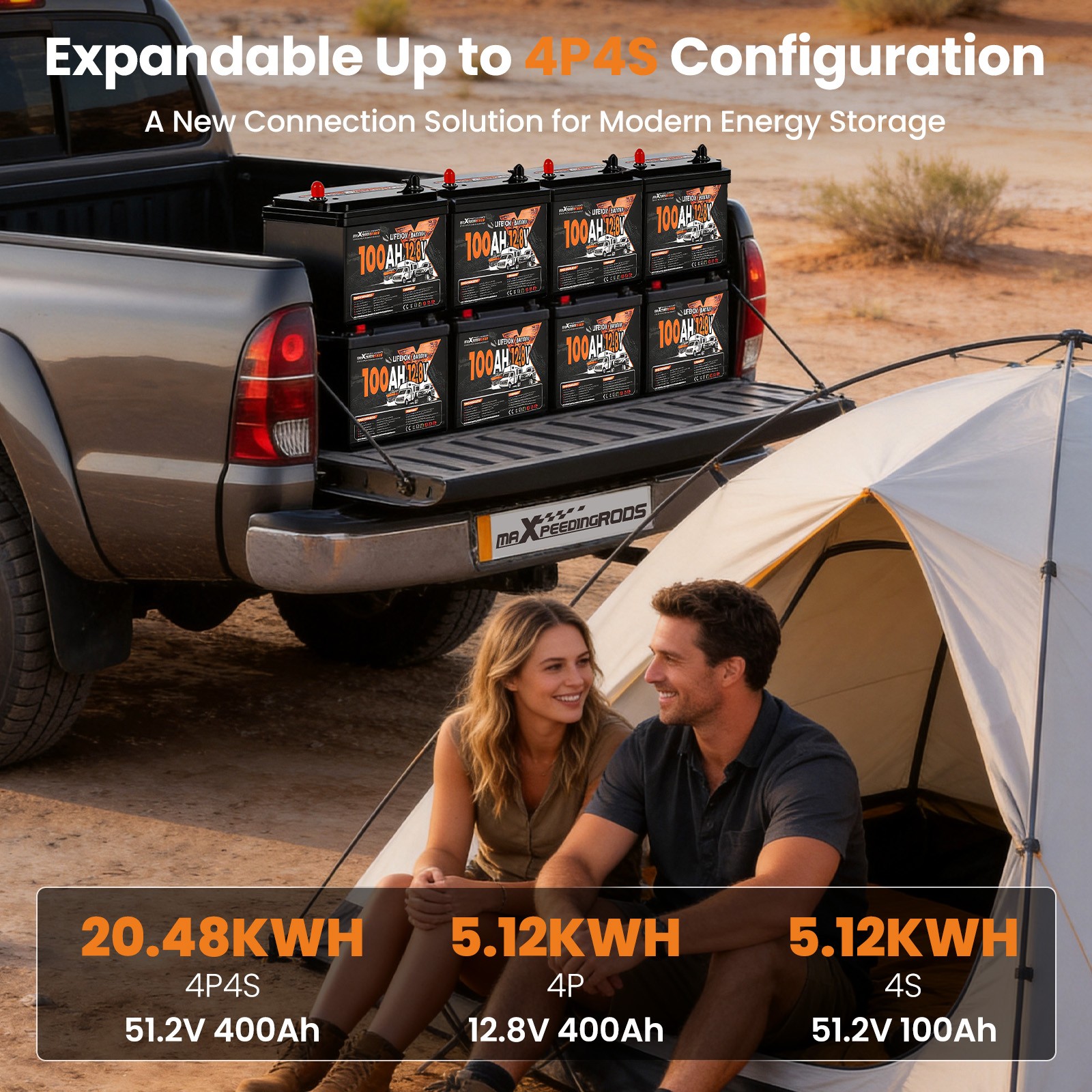 100Ah 12V Lithium Battery for Boat Off Grid Solar, Low Temp Protection