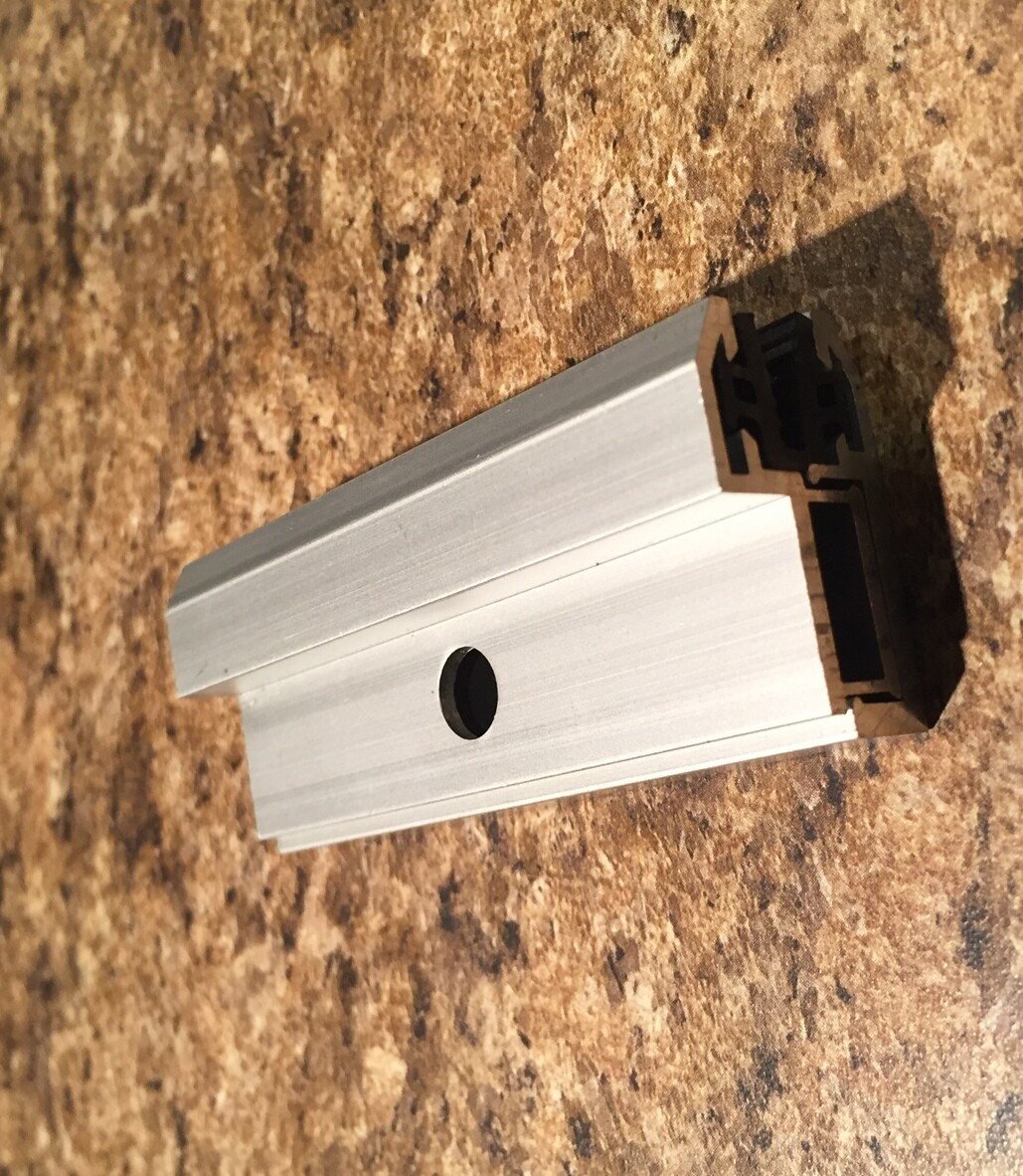 Semi Flexible Frameless End Mounting Brackets – End Clamp NO HARDWARE-Pack of 8