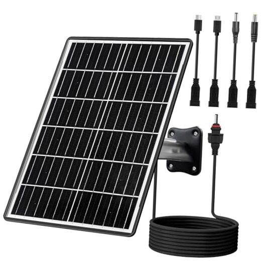 15W Solar Panel Kit with Built-in 16000mAh Battery Voltage: 5V/6V/9V/12V