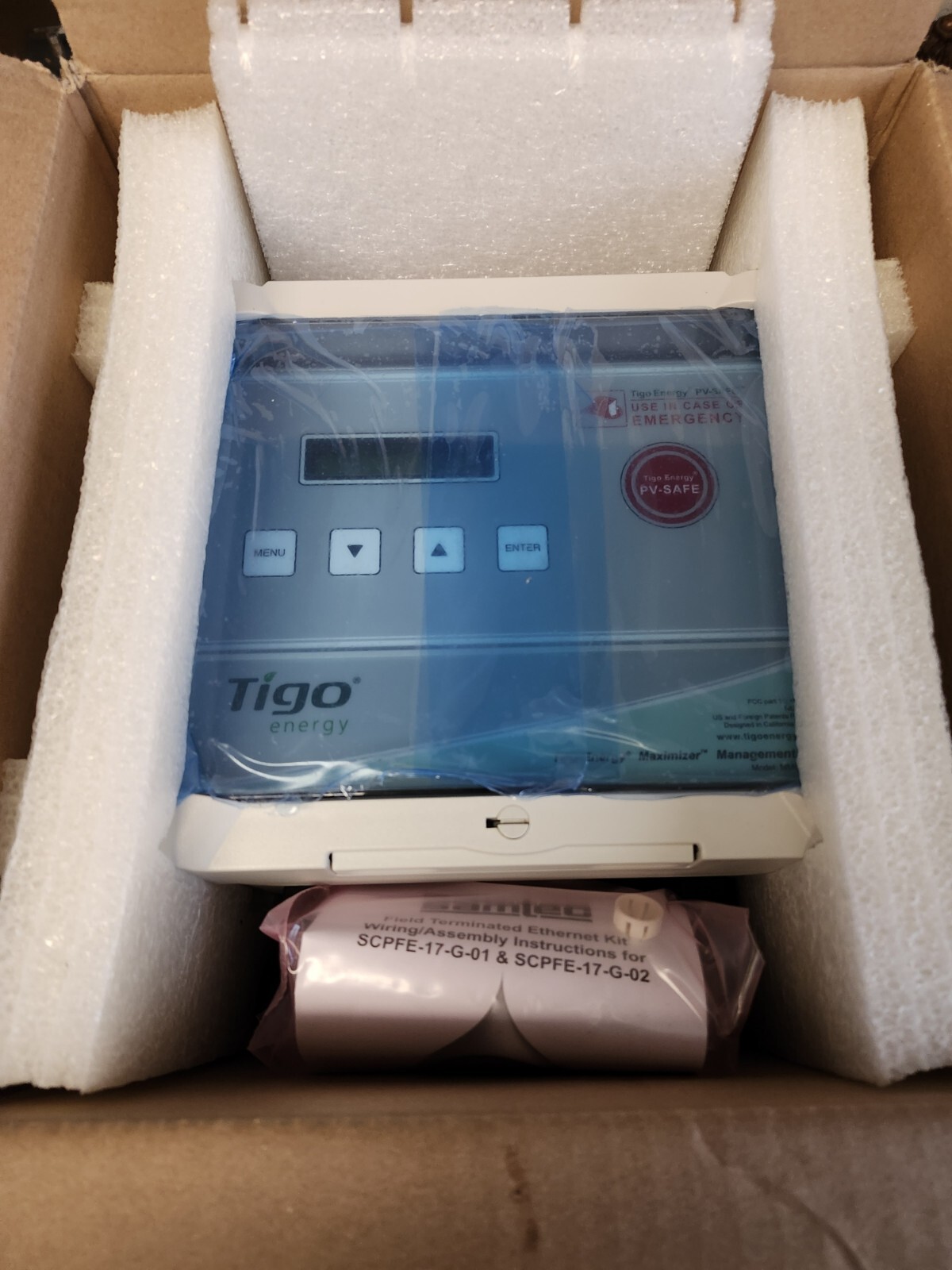 TIGO ENERGY MMU-ESW MAXIMUM MANAGEMENT UNIT FOR SOLAR ARRAY W/O GATEWAY NEW-BOX!