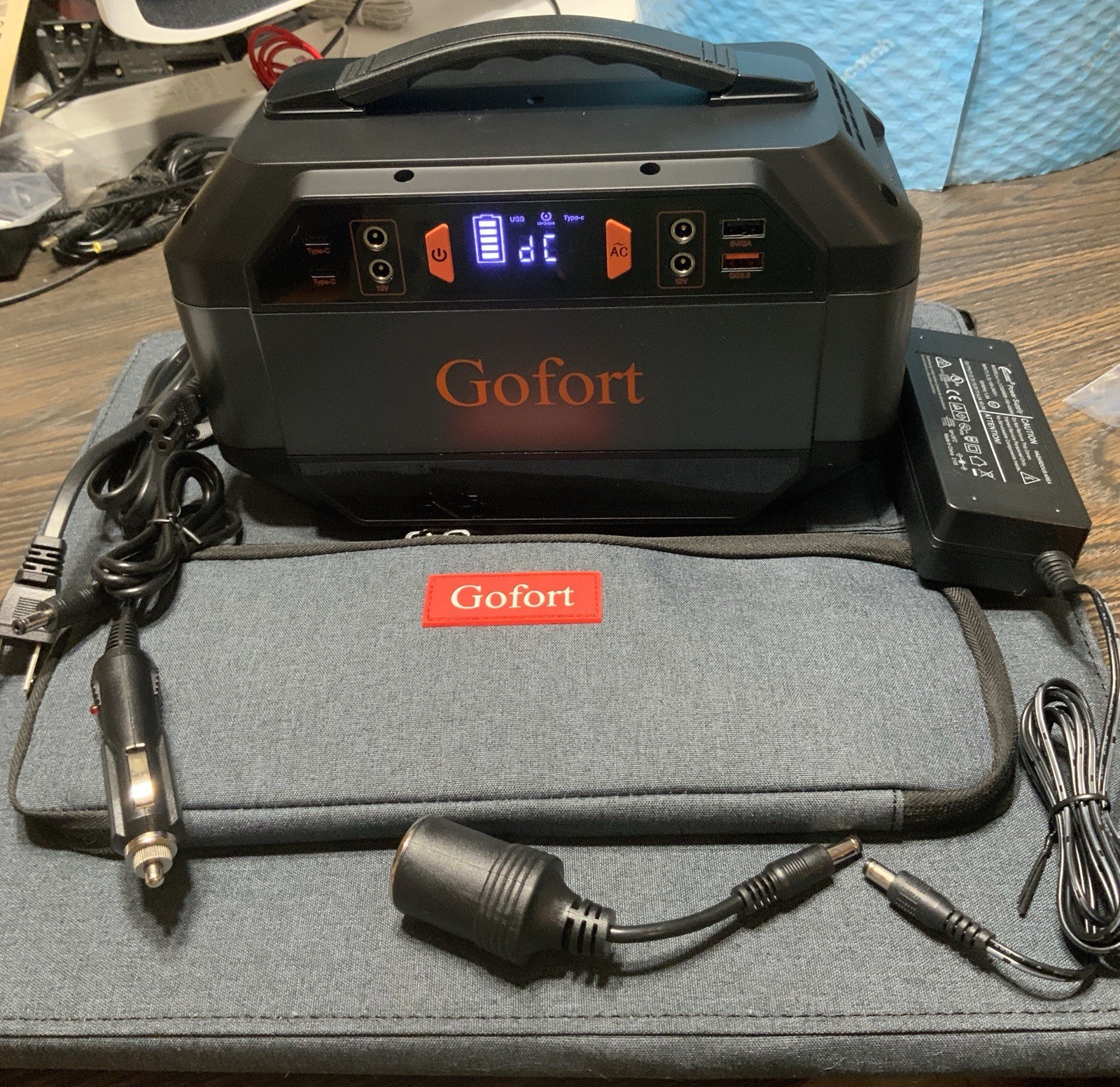 Gofort Portable Power Station 299Wh Plus 60 Watt Gofort Portable Solar Panel