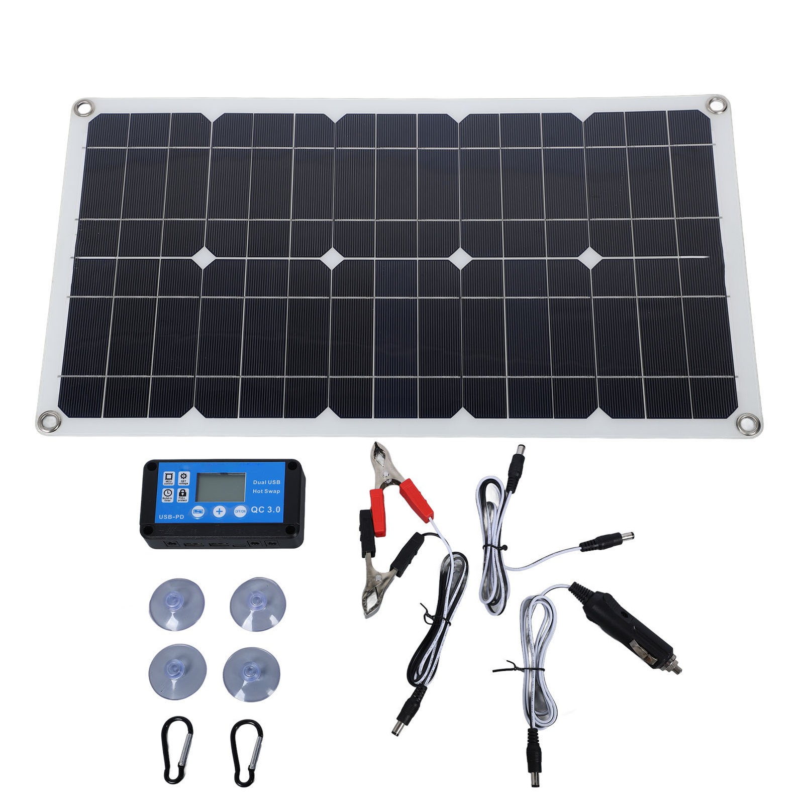 100W Solar Panels Kit With 20A Controller IP67 For Outdoor