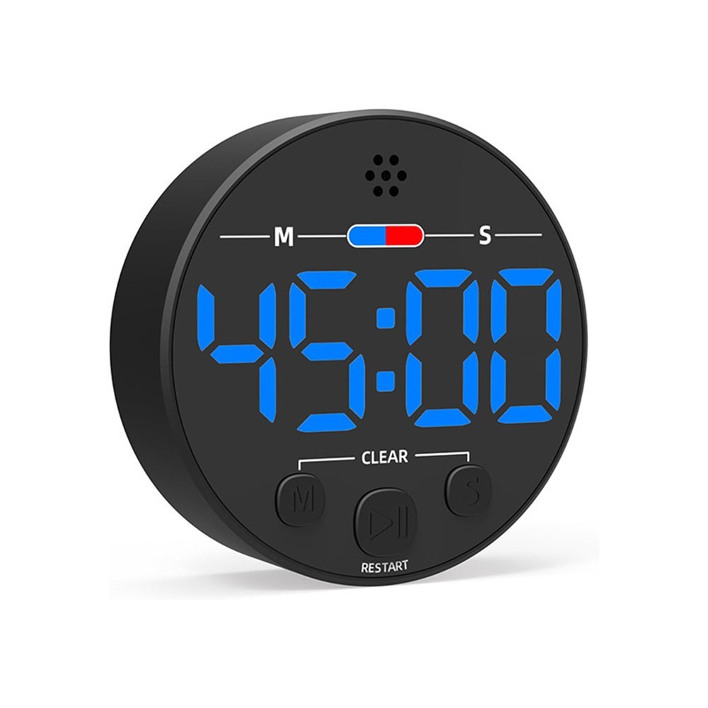 Kitchen Magnetic Timer with Transparent LCD Display for Precise Time Management