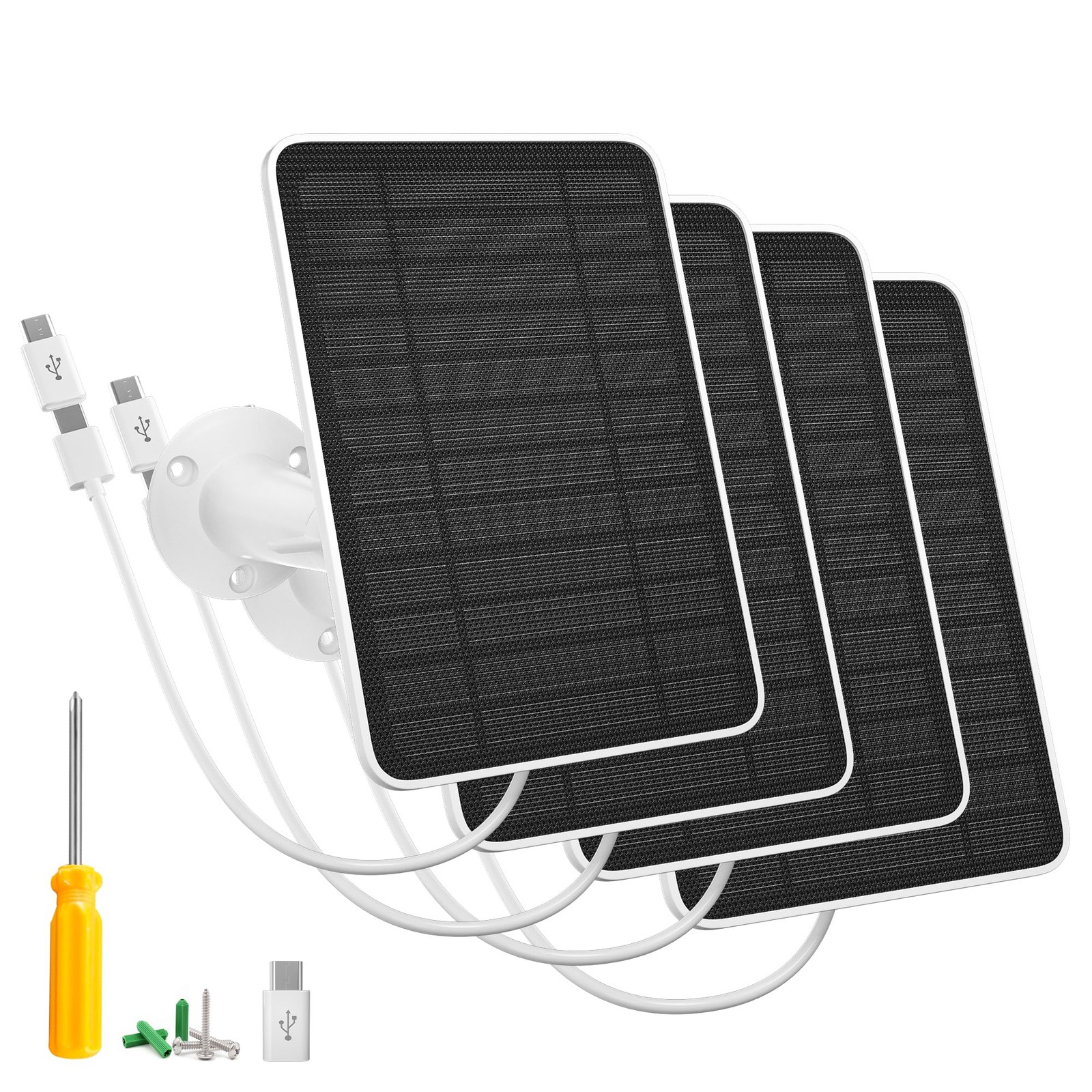 5W Solar Panel Charger Compatible with Arlo Essential 2K Outdoor Camera(2nd G…