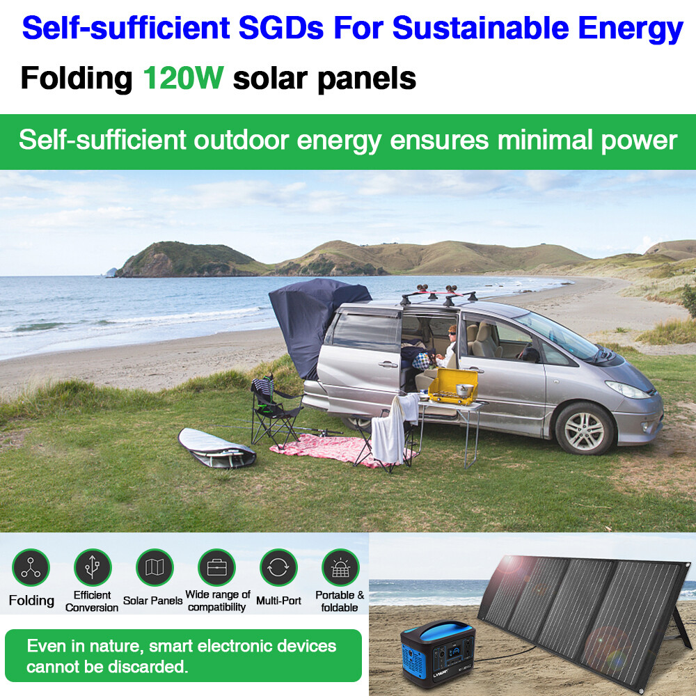 120W 200W 300W Solar Panel Monocrystalline Flexible Off Grid for Powerstation