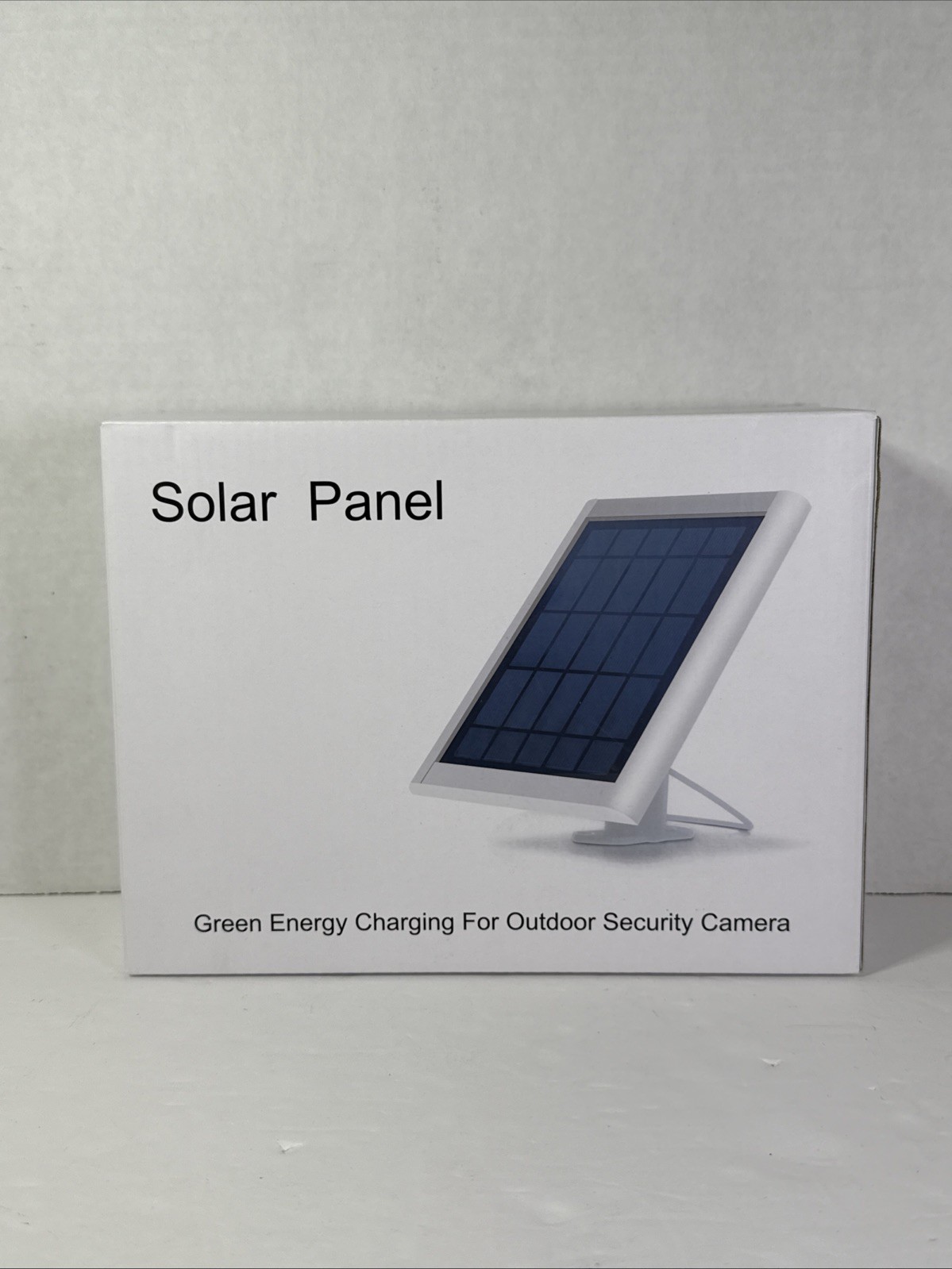 Solar Panel for Ring Spotlight Cam Stick Up Cam Reolink Argus Pro Battery White