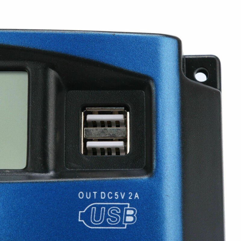 Panel Solar Regulator Auto Focus MPPT 40A 12V-24V Dual USB Charge Controller*
