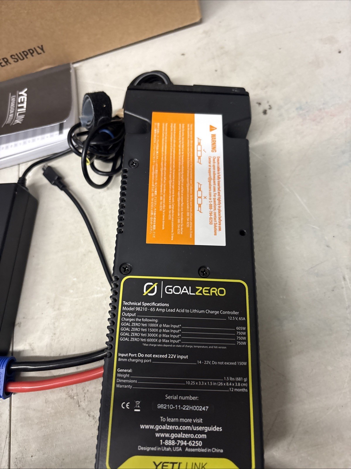 Goal Zero Yeti Link + Power Supply Expansion Module # 98210 YETI LINK