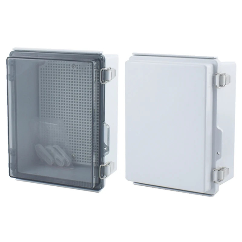 IP67 Waterproof Transparent Cover Enclosure Juction Box ABS Plastic Outdoor powe