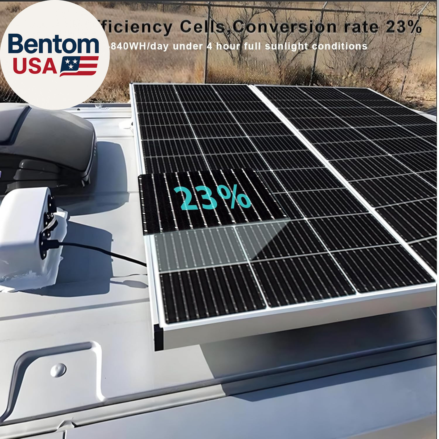 200 Watt 12Volt/24Volt Solar Panel Starter Kit 2PCS 105W Monocrystalline Module