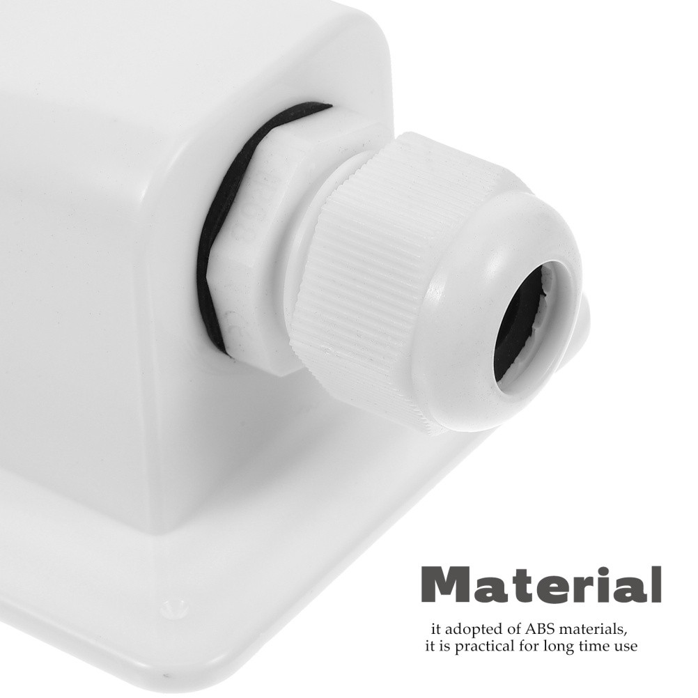 Solar Cable Entry Box Waterproof ABS Single Hole Cable Entry for RV Panels