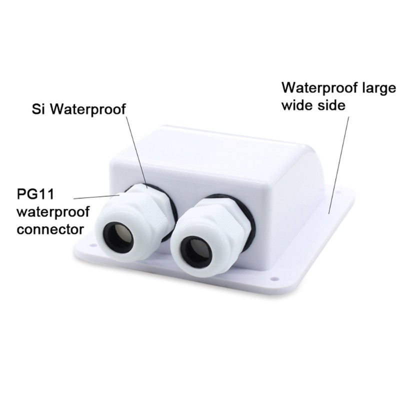 Solar Power Supplies 1/2 Hole Roof Cable Entry Gland Plastic Junction Box