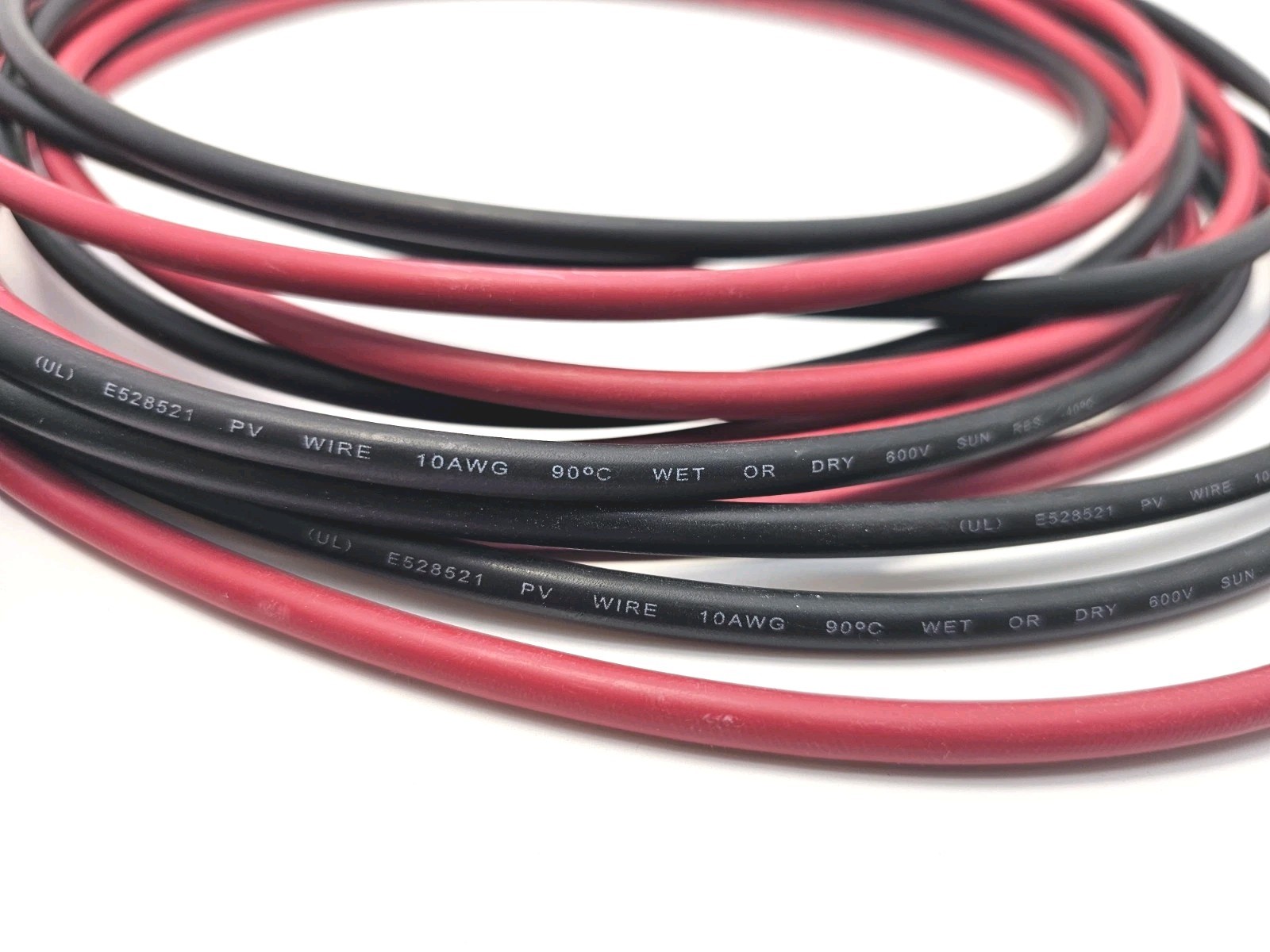 20Feet 10AWG Solar Extension Cable, 10 Gauge Solar Panel Wire with Female & Male