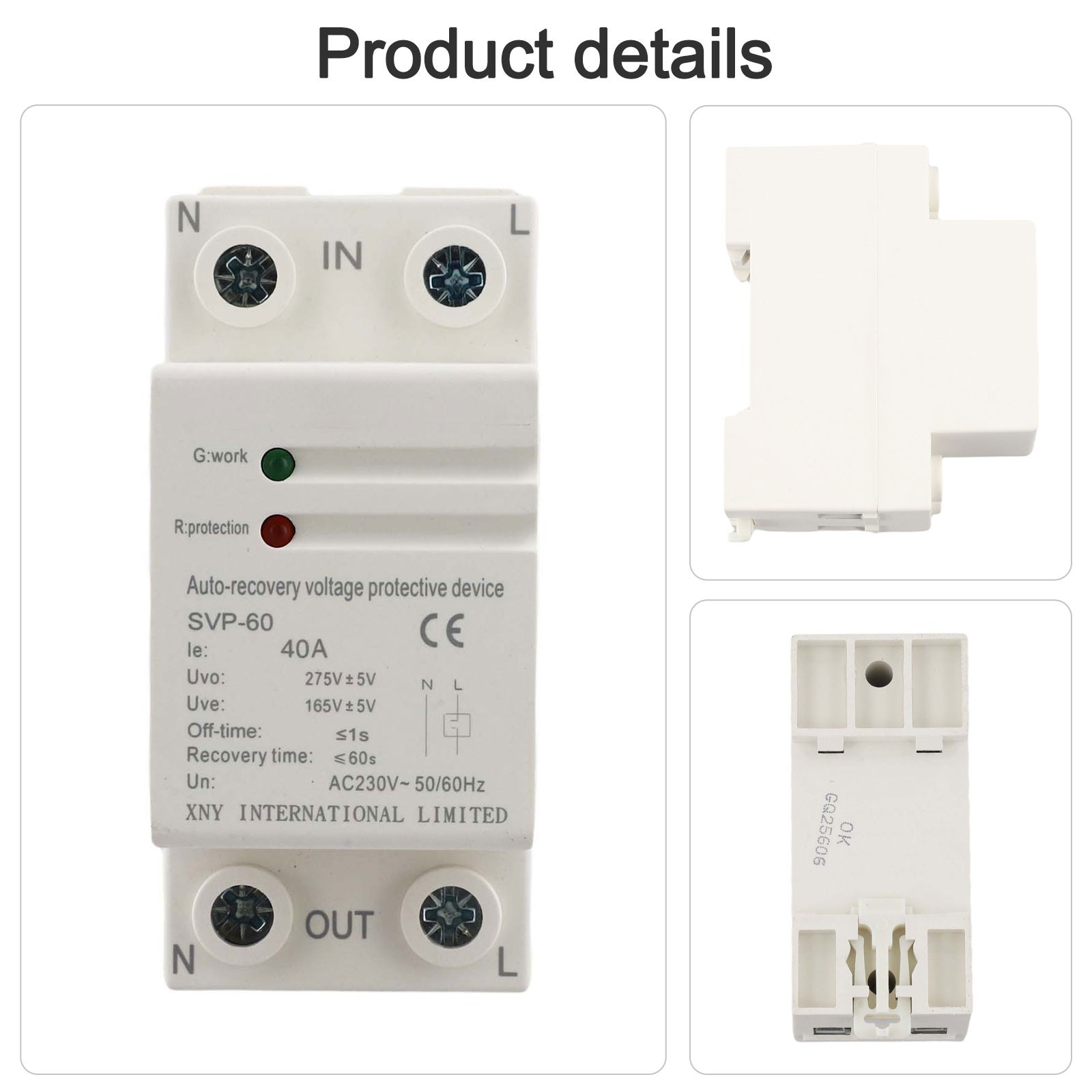 Current Protector Energy Efficient Device For Residential Applications