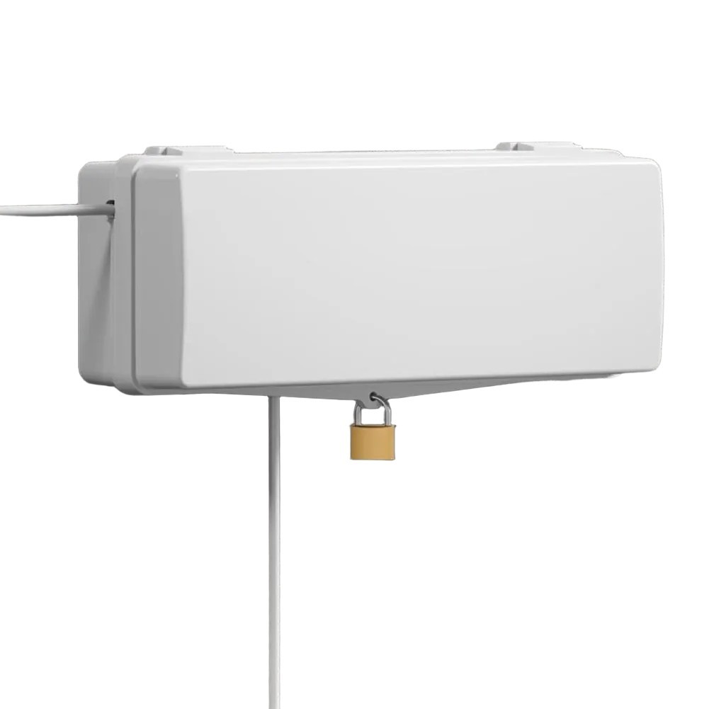 Outdoor Extension Cord Box Ample Storage Capacity Multiple Output Holes