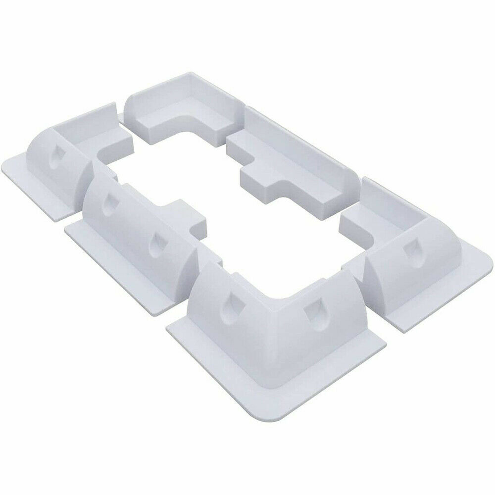 5/7Pcs Solar Panel ABS Mounting Corner Bracket Without Drilling For Caravans FS