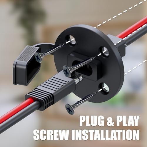 5 PCS – 2 Feet of 2 Pin SAE Socket Sidewall Port 10 AWG – 5 Pack (2 FT-10 AWG)