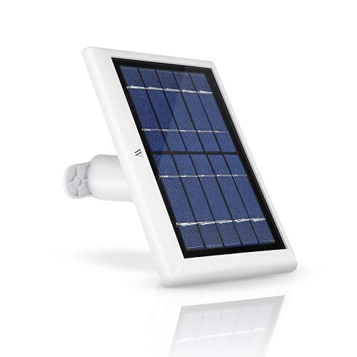 Solar Panel Compatible with Ring Spotlight Cam/Plus/Pro Battery, 1 Pack White
