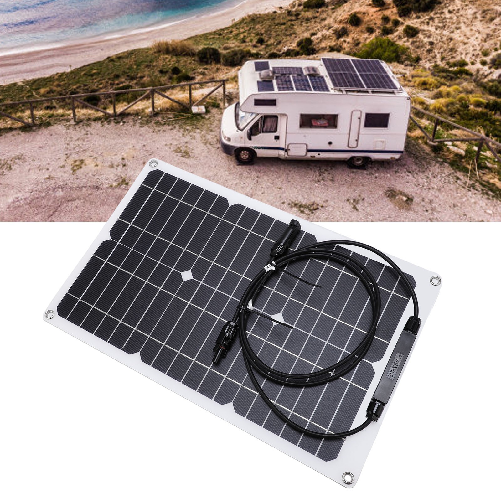 30W 18V Flexible Solar Panel High Efficiency Portable Bendable Monocrystall UIQW