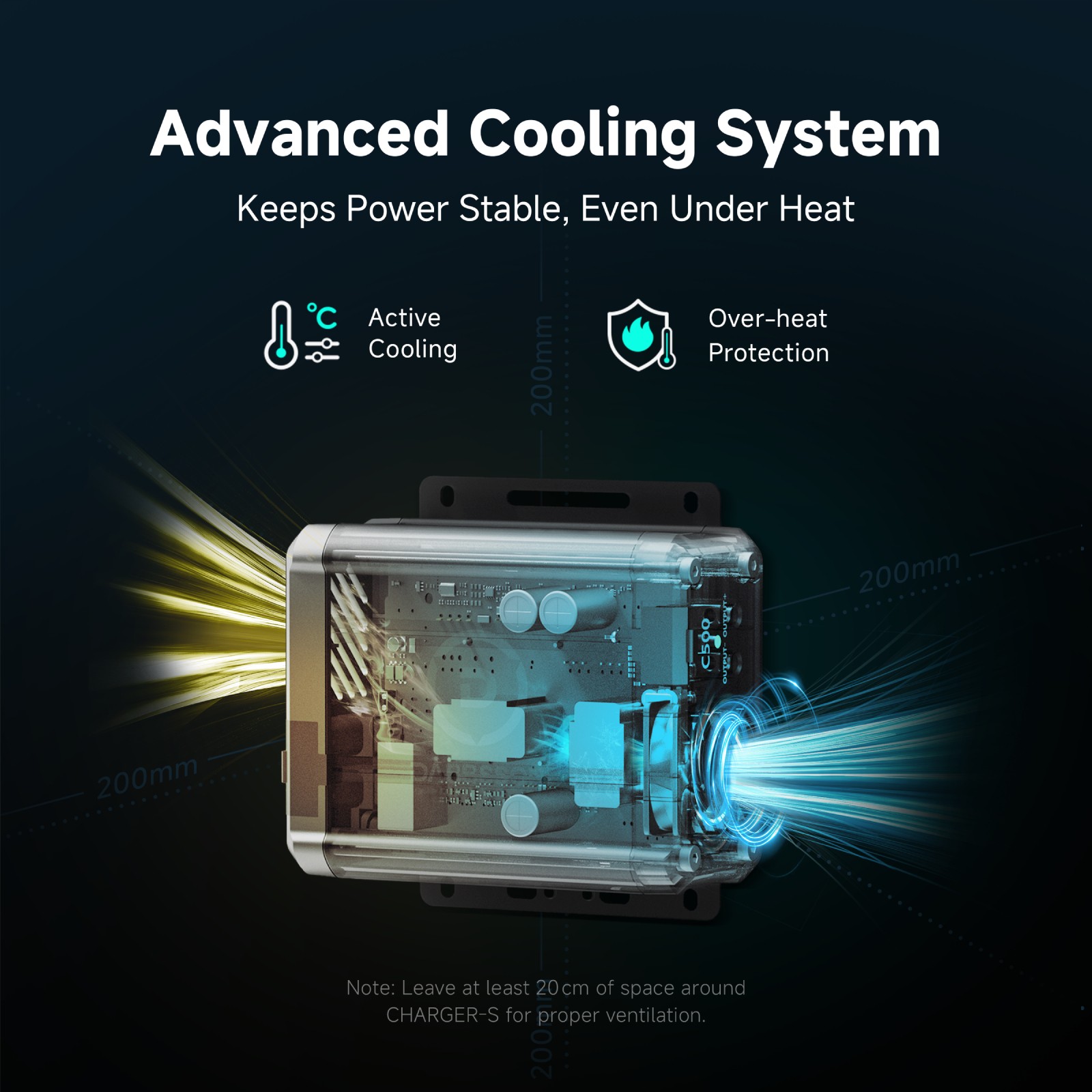 Dabbsson 3072Wh 3000W Power Station w/ 560W Car Alternator Charger Car Trip Camp