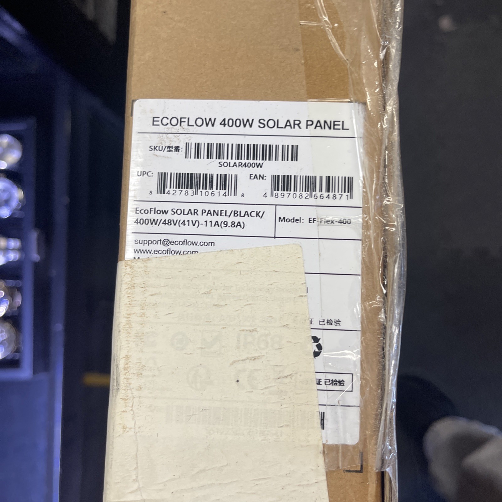 EF ECOFLOW DELTA Pro EFD500 Portable Power Station 3600W EF-Flex-400 Solar Panel