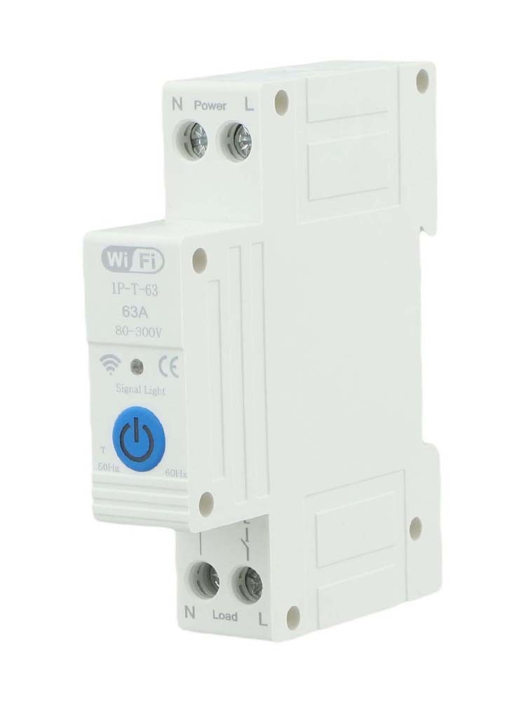 Wifi Enabled 63A Smart Circuit Breaker with Remote Voice Leakage Protection