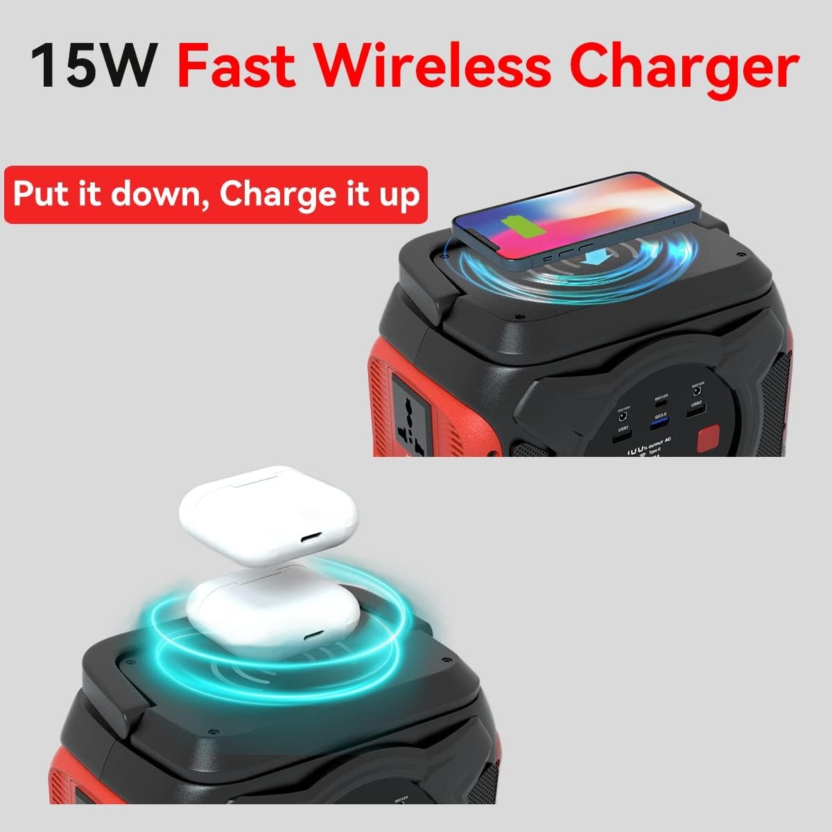 Flashfish A301 Portable Power Station 320W 292Wh Solar Generators Refurbished