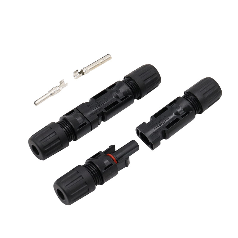 Solar Panel Connectors IP67 Waterproof Y/T Type / Straight Photovoltaic Plug