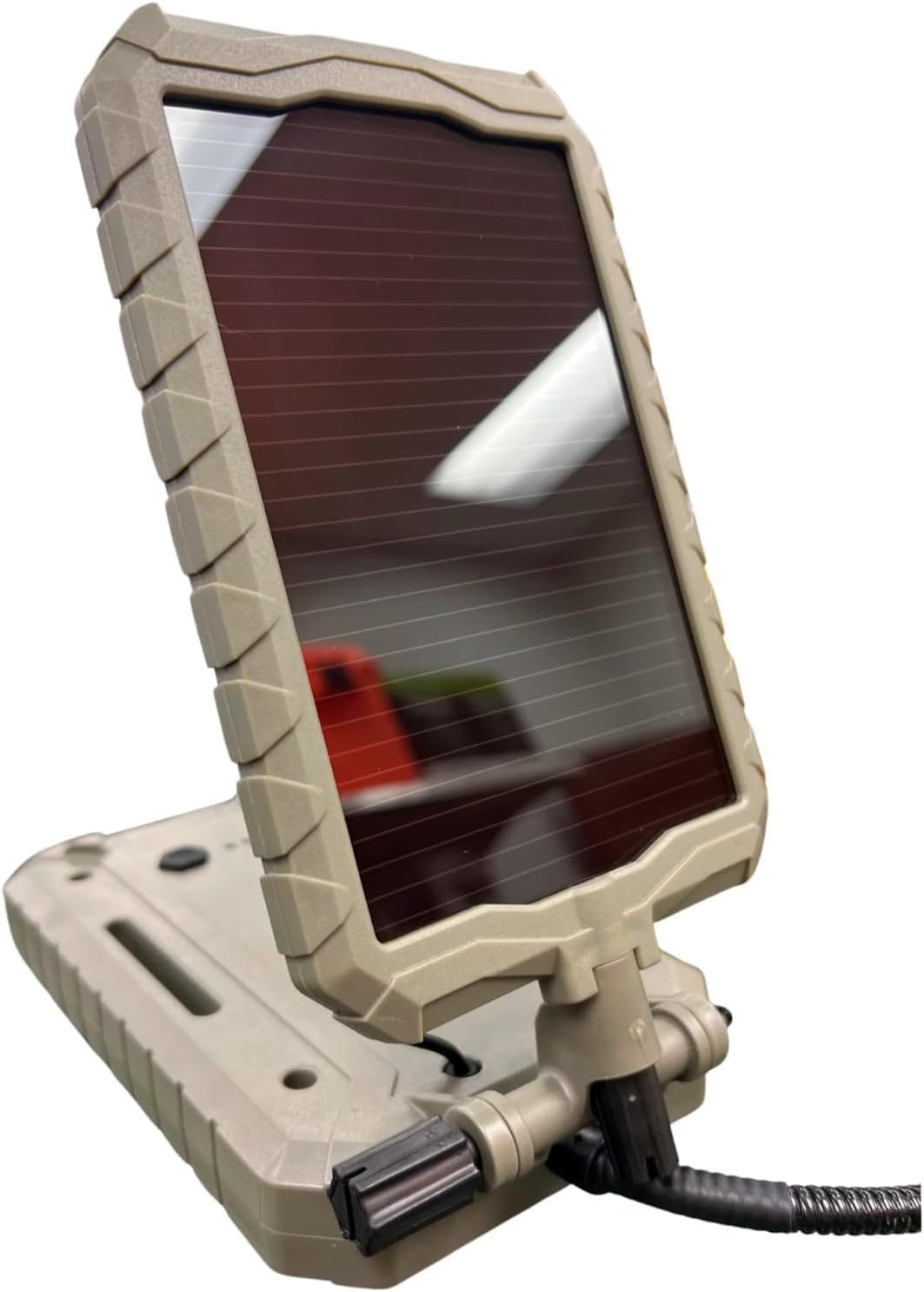 Durable Sol-Pak Solar Battery Pack | 12V Solar Power Panel, Rechargeable Battery