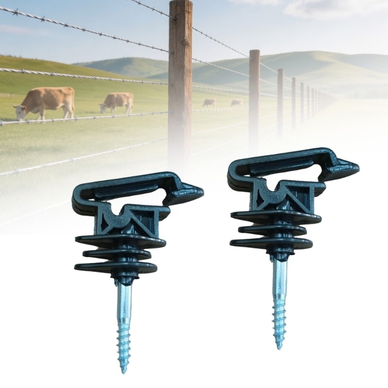 Farm Rope Guide Piece with Screw-In Post Mount Design Daily Use