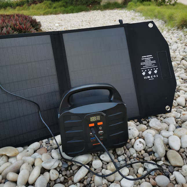 Alpha Digital T101-SP-SET 155 -Watts Portable Power Station (1 Solar)
