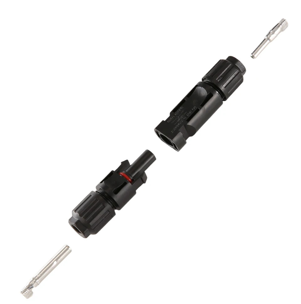 100Pairs PV Connectors 1000V 30A IP67 Waterproof Panel Cable MC4 Type For Solar