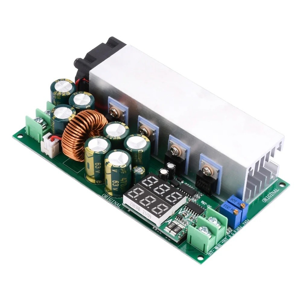 20A Max Current 600W DC-DC Converter Digital Voltage Display For Bench Testing