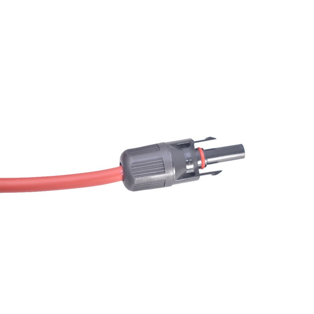 25 Feet 10AWG Black + Red Solar Panel Extension Cable Wire Connector 1 Pair