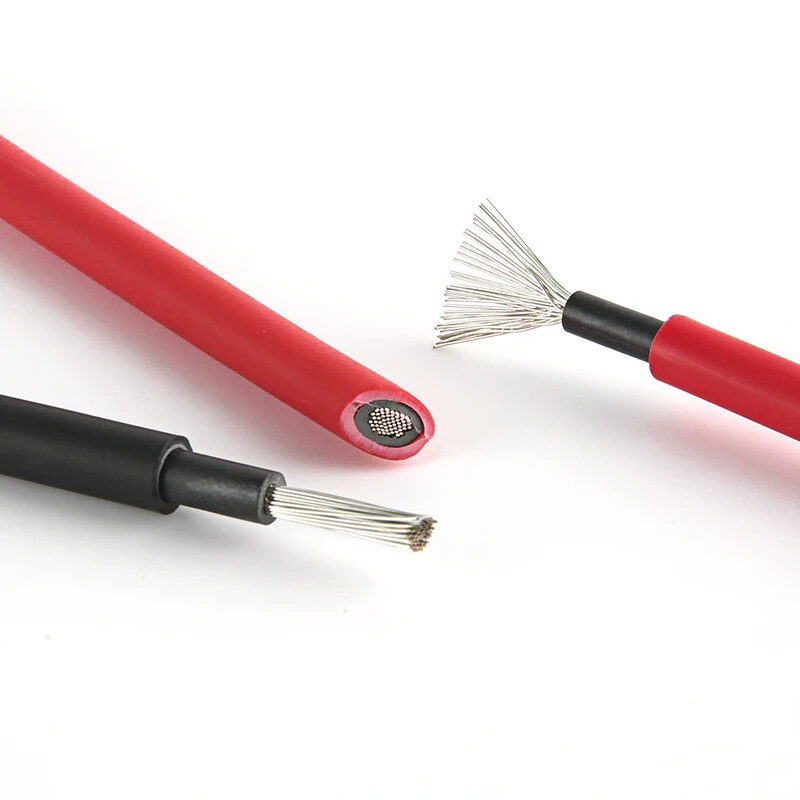 PV Cable 2.5/4/6mm² 10-14AWG Extension Cord Male Female Copper Wire US Plug